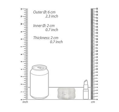 N0. 94 - Reversible Masturbator and Bumper - Transparent